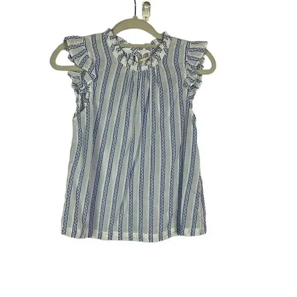 Anthropologie | Isabella Sinclair Getaway Ruffled Top, size XS - Picture 5 of 10